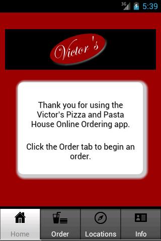 Victor's Pizza and Pasta House