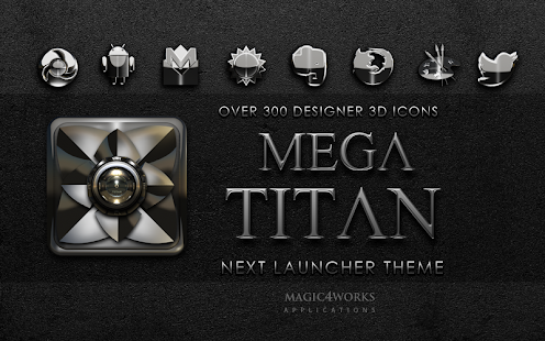 Next Launcher Theme Mega Titan
