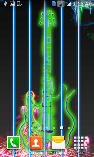 Neon Guitar