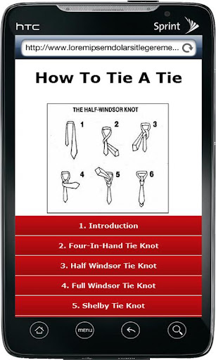 How To Tie A Tie