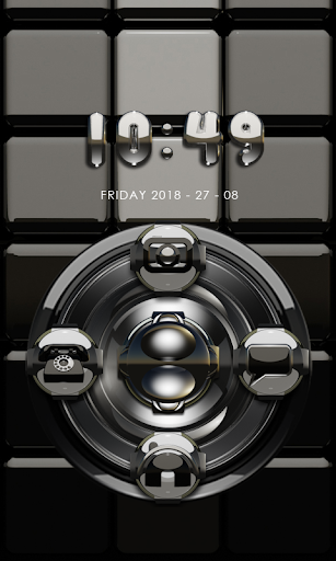 【免費個人化App】GO Locker Black Silver-APP點子