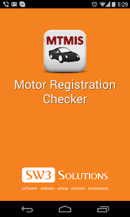 Motor Registration Checker