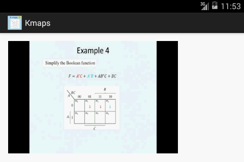 【免費教育App】Karnaugh map/k map-APP點子