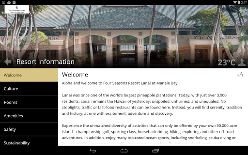 【免費旅遊App】Four Seasons Resort Lanai-APP點子