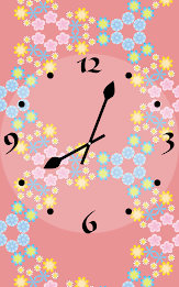 KaleidoscopeClock Flower Free poster 11