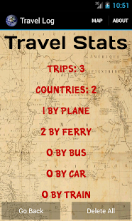 Travel Log Screenshots 2