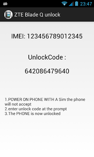 【免費工具App】ZTE Blade Q unlock-APP點子