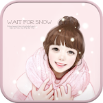 Wait for snow golauncher theme Apk