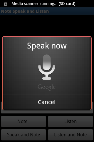   Note, Speak, Listen for Deaf – Capture d'écran 