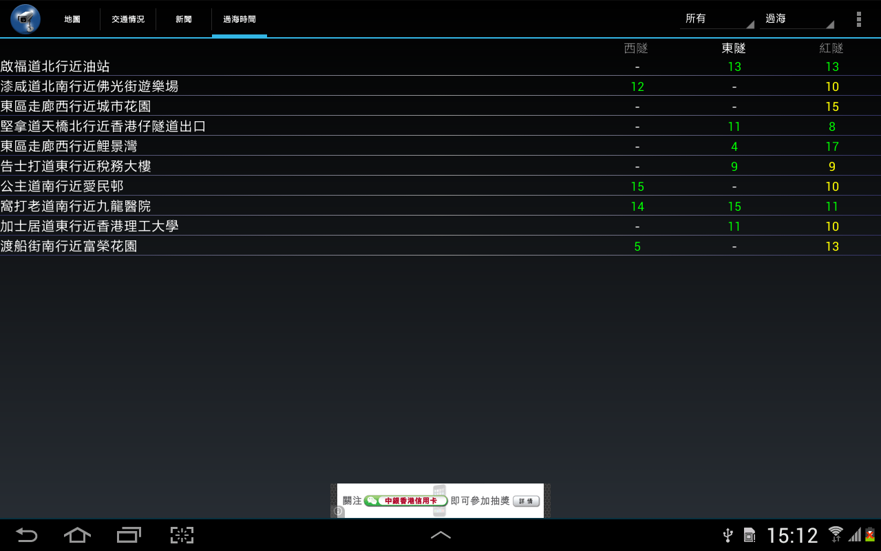香港交通情況 تطبيقات Android على Google Play