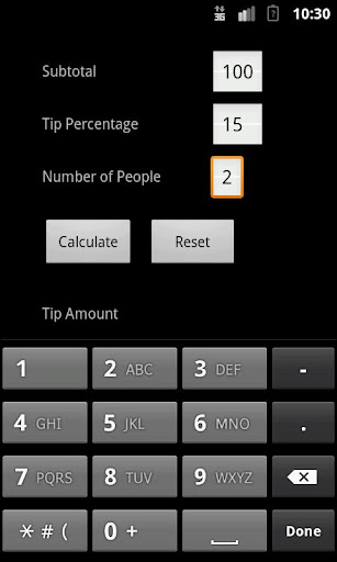 Simply Tip Split Calculator