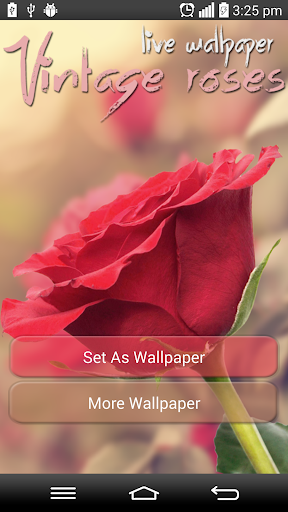 Vintage Roses Live Wallpaper