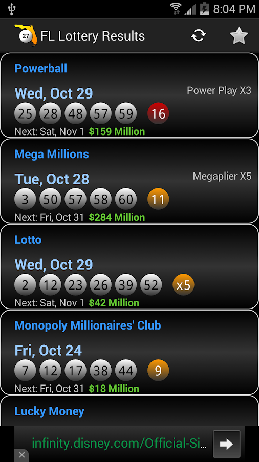 FL Lottery Results - Android Apps on Google Play
