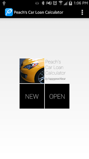 Peach's Car Loan Calculator