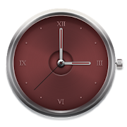Iron Red - Clock Widget  Icon