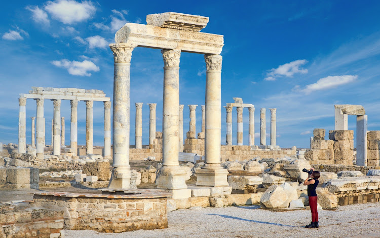 The ruins of Laodikeia near Denizli, Turkey.