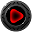 NEON RED Poweramp skin Download on Windows
