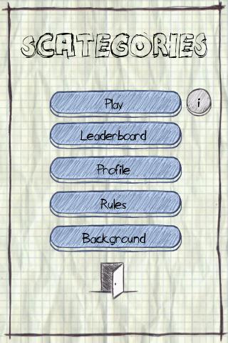 SCATEGORIES Free words game