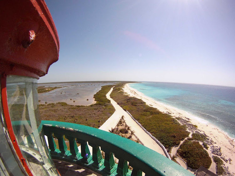 The lighthouse at Punta Sur, Cozumel, offers spectacular views of the area.