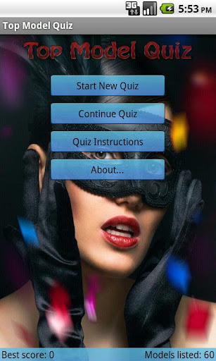 Top Model Quiz