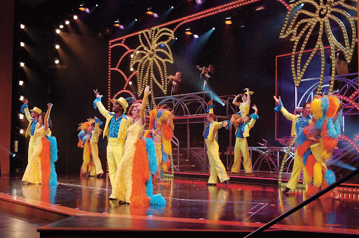Jewel-of-the-Seas-Onboard-Show - Jewel of the Seas offers a variety of Broadway-style shows, musicals, acrobatic performances and more in its theater.