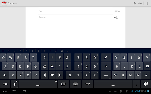 Thumb Keyboard Screenshot