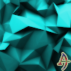 Polygons Teal Xperien Theme
