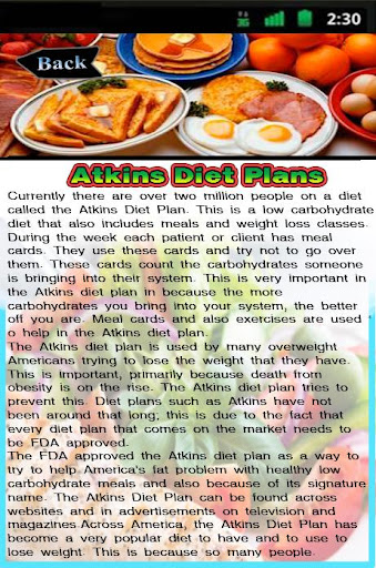 【免費健康App】Atkins Diet Plans-APP點子