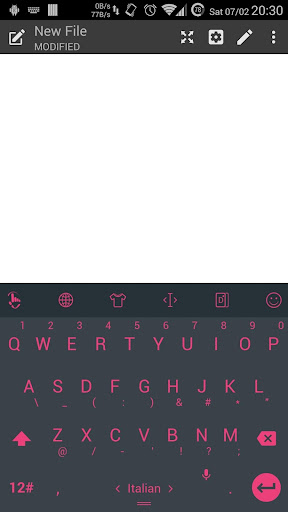 Theme TouchPal Droid L Pink