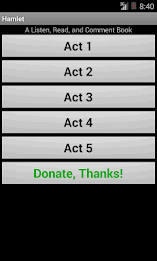 Hamlet audio and text poster 6