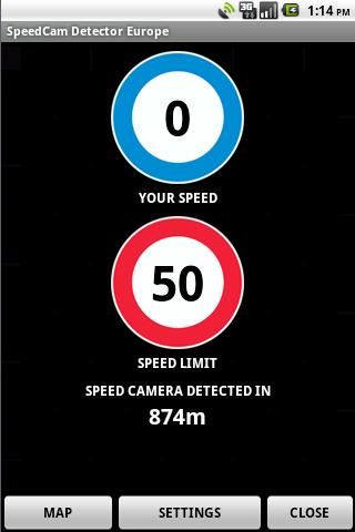 SpeedCam Detector Worldwide Screen 2