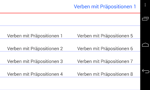 German verbs with prepositions - Android Apps on Google Play