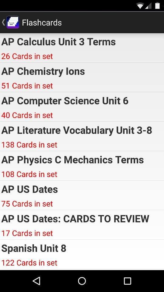 Flashcard Maker (Ad free) Screen 2
