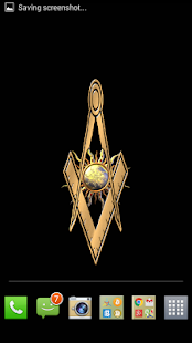 Freemason Gold Square & Compass Live Wallpaper(圖3)-速報App