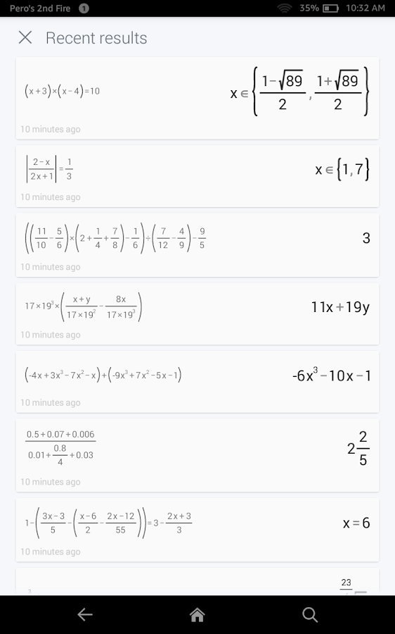 PhotoMath - screenshot