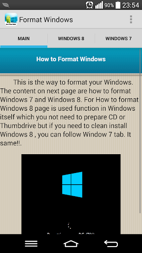 Format Windows 7 and 8