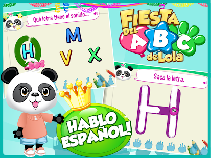Captura de pantalla de la aplicacion Android Lola's ABC Party