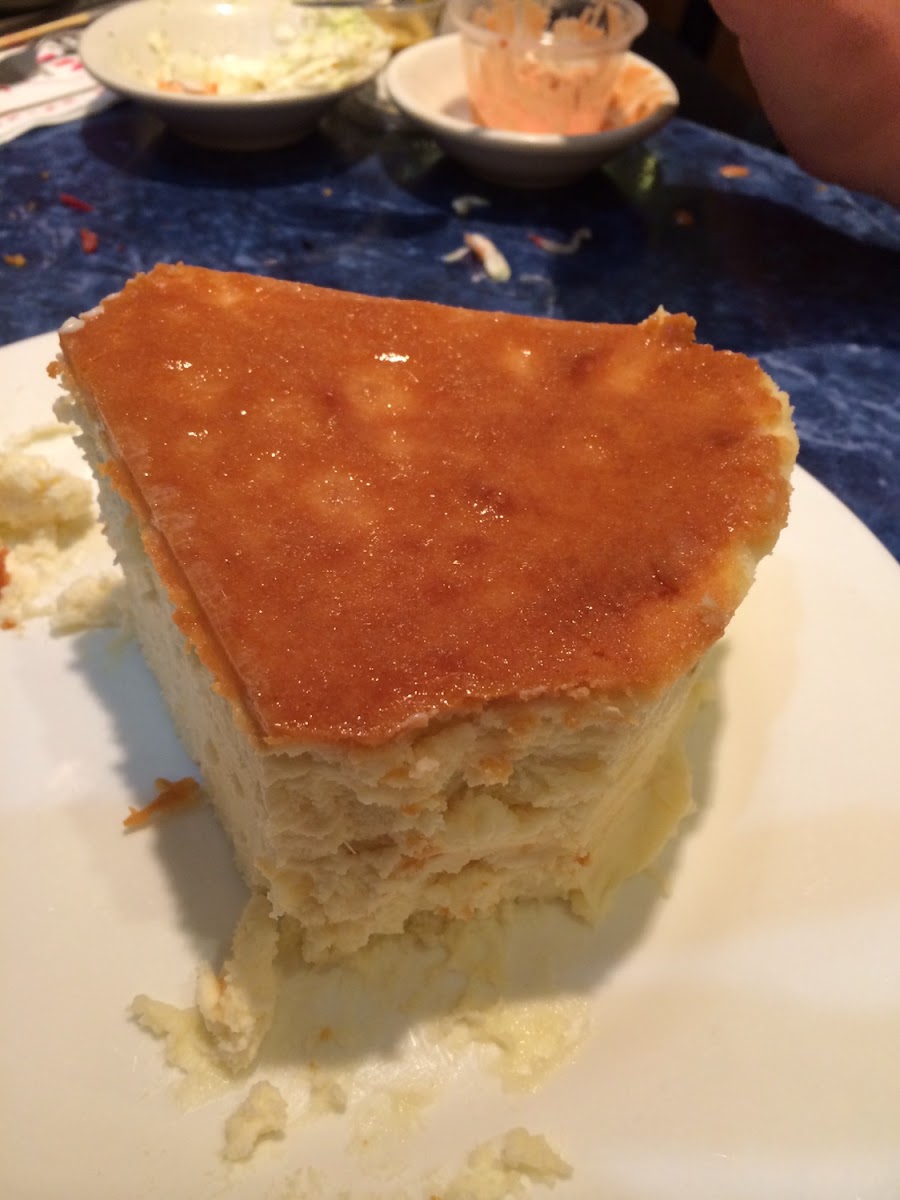 GF cheesecake!  Yummy. Big enough to share!