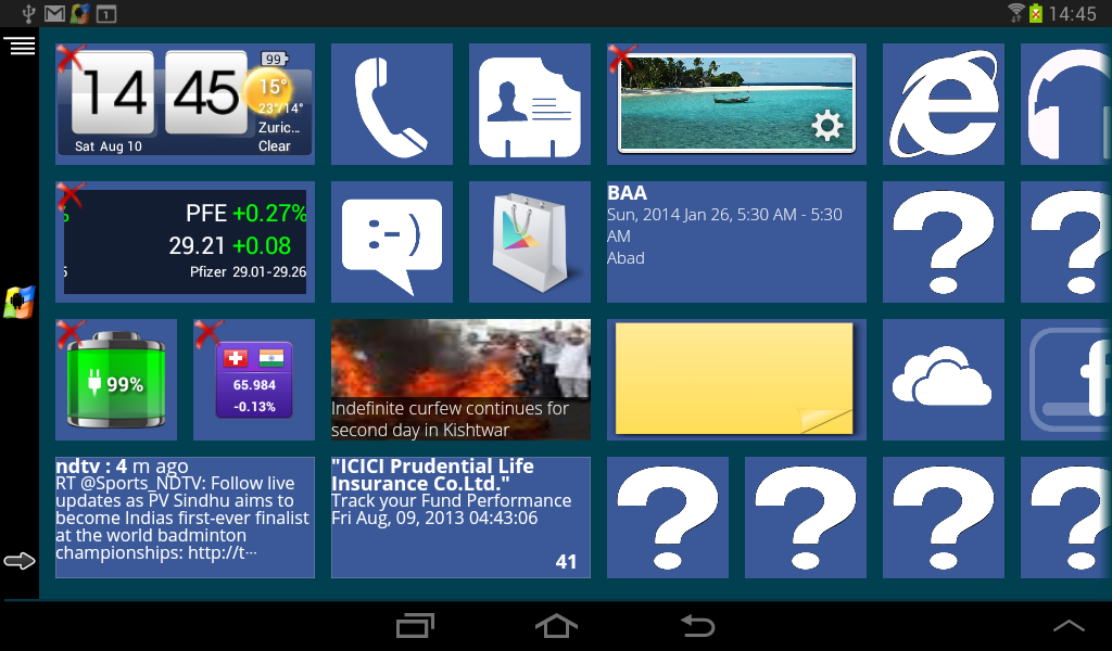 Windows 8 +Launcher v2.0  Ager Android