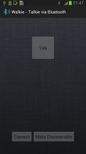 Walkie - Talkie via Bluetooth