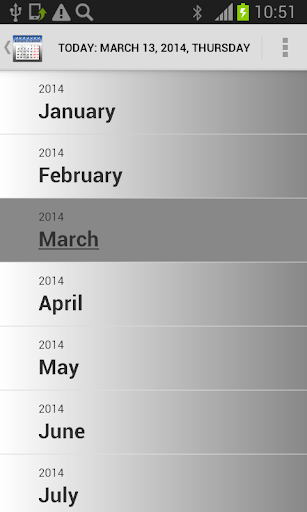 Advanced Mobile Calendar