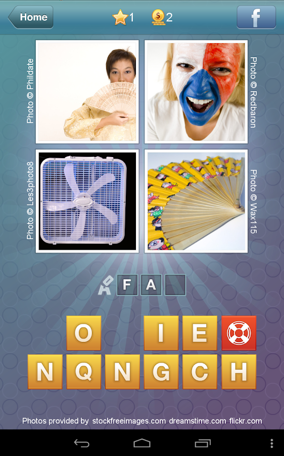 4 Pic One Word Game For Free