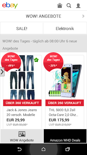 WOW WHD Ebay Amazon Angebote