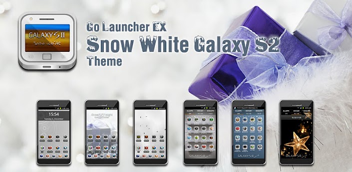 Snow White Galaxy Go Launcher v1.0