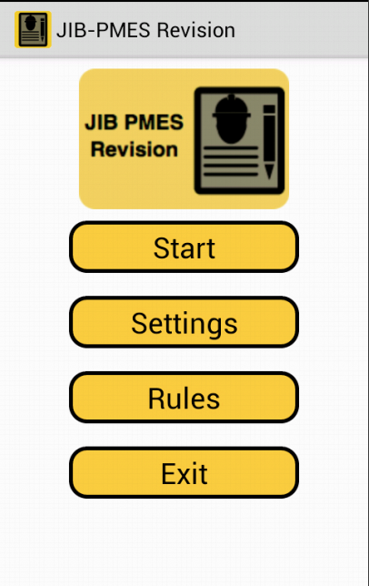 Android application JIB PMES Revision screenshort