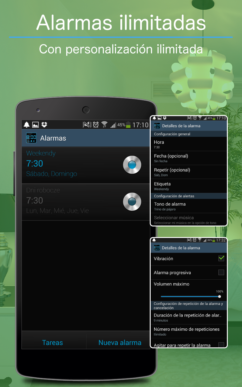 Android application Digital Alarm Clock screenshort