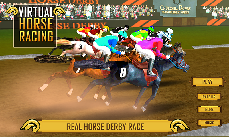 Virtual Horse Racing Champion Screen 1