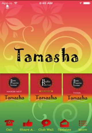 Tamasha - Buffet Park Kenya