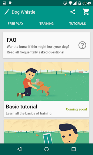Dog Whistle, Free Dog Trainer!