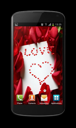 【免費個人化App】Valentines Card Live Wallpaper-APP點子